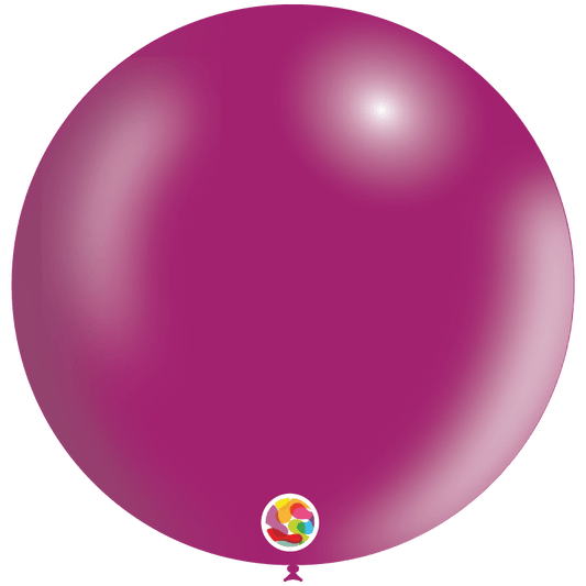 Balloonia Latex Metallic Fuchsia 36″ Latex  Balloons (5 count)