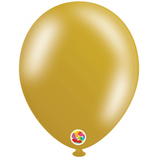 Balloonia Latex Metallic Gold 12″ Latex Balloons (50 count)