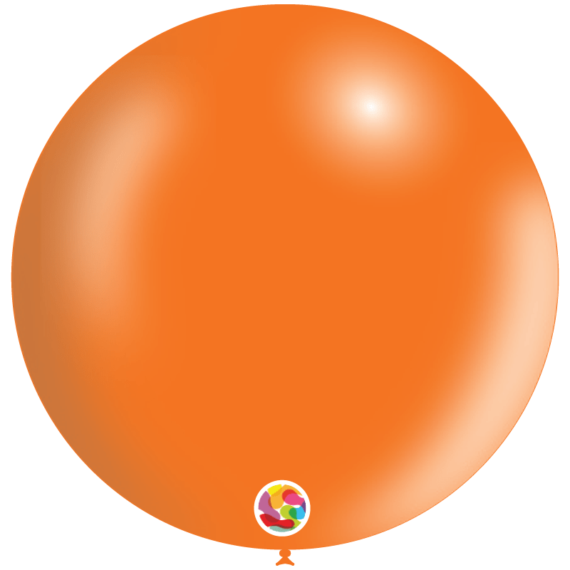 Balloonia Latex Metallic Orange 23″ Latex Balloons (5 count)
