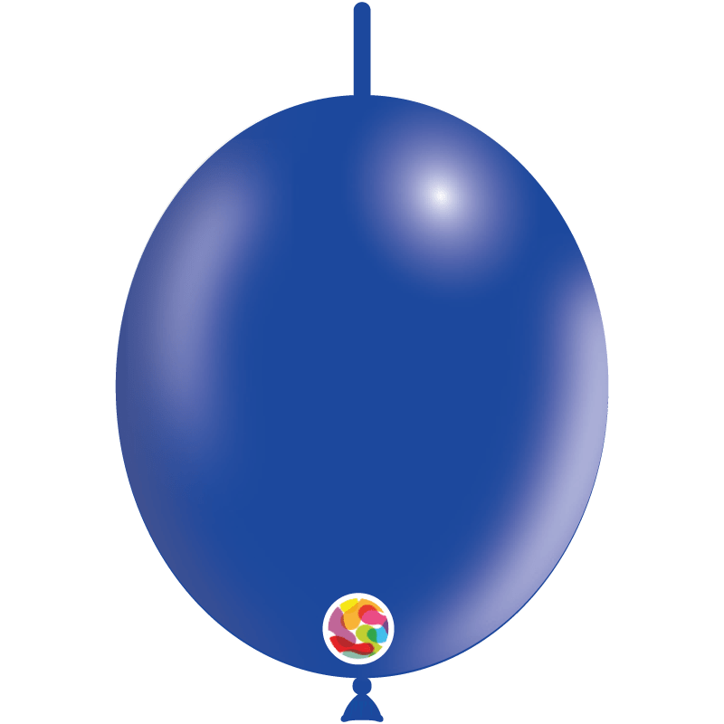 Balloonia Latex Navy Blue Deco-Link 12″ Latex Balloons (100 count)