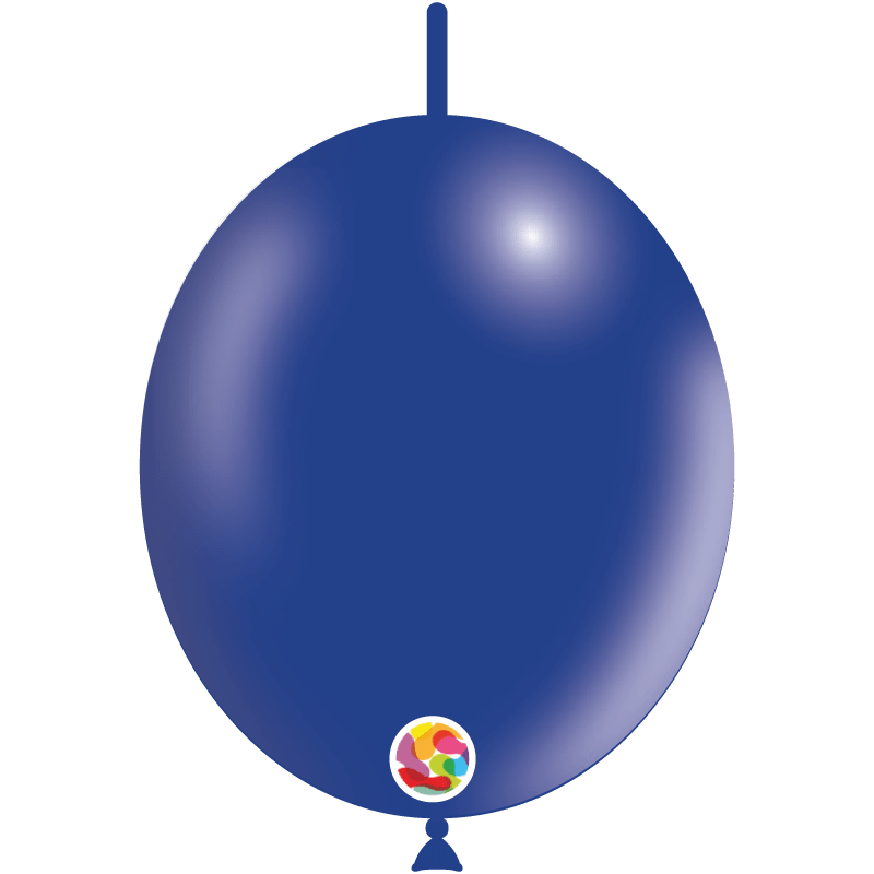 Balloonia Latex Navy Blue Deco-Link 12″ Latex Balloons (100 count)