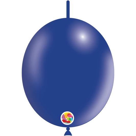 Balloonia Latex Navy Blue Deco-Link 12″ Latex Balloons (100 count)
