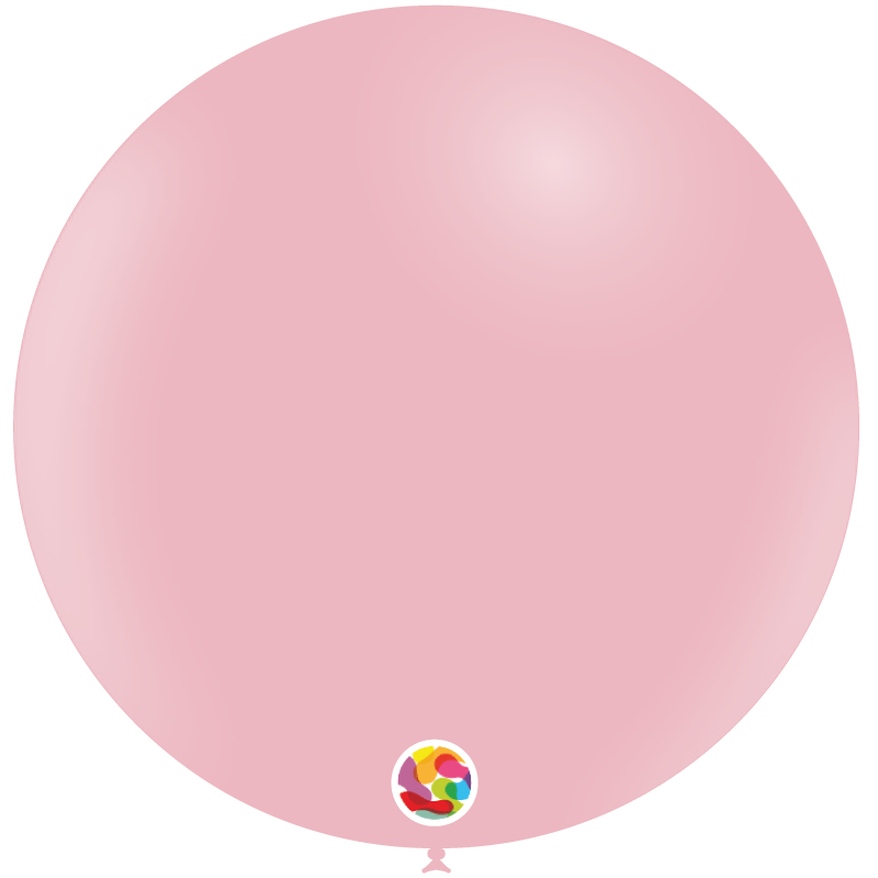 Balloonia Latex Pastel Matte Baby Pink 23″ Latex Balloons (5 count)