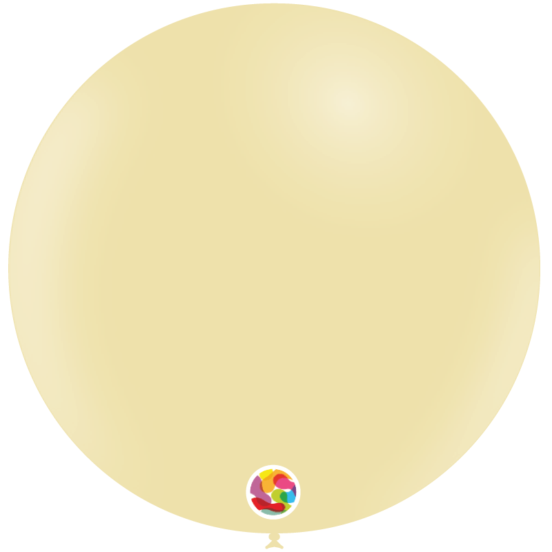Balloonia Latex Pastel Matte Yellow 36″ Latex Balloon