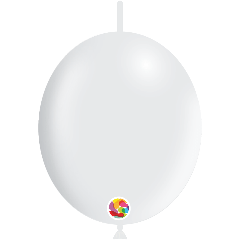 Balloonia Latex White Deco-Link 12″ Latex Balloons (100 count)
