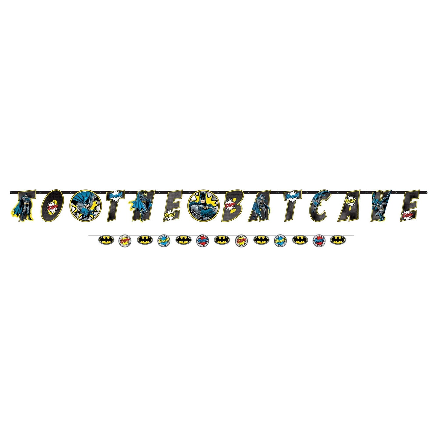 Batman Heroes Unite Jumbo Letter Banner by Amscan from Instaballoons