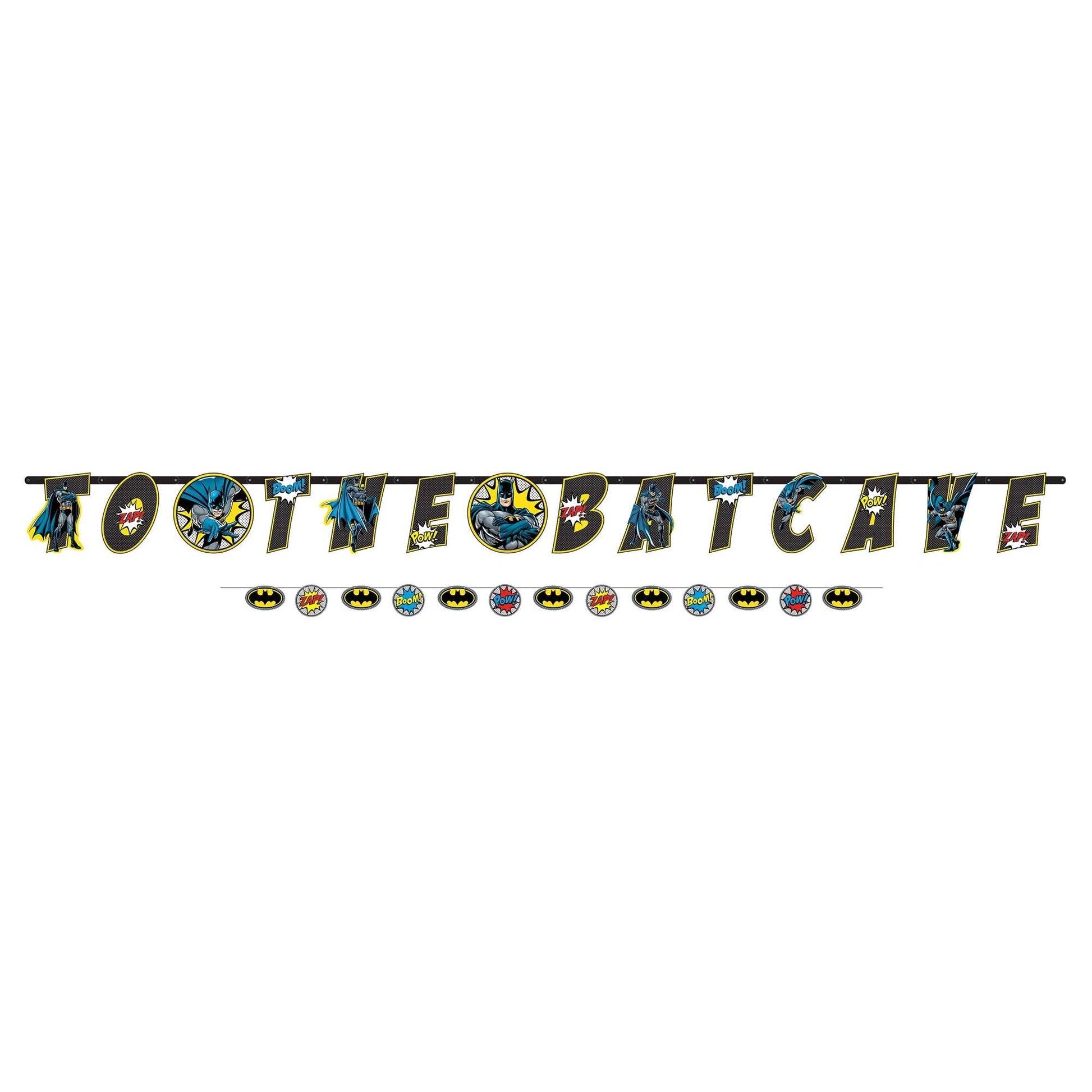 Batman Heroes Unite Jumbo Letter Banner by Amscan from Instaballoons