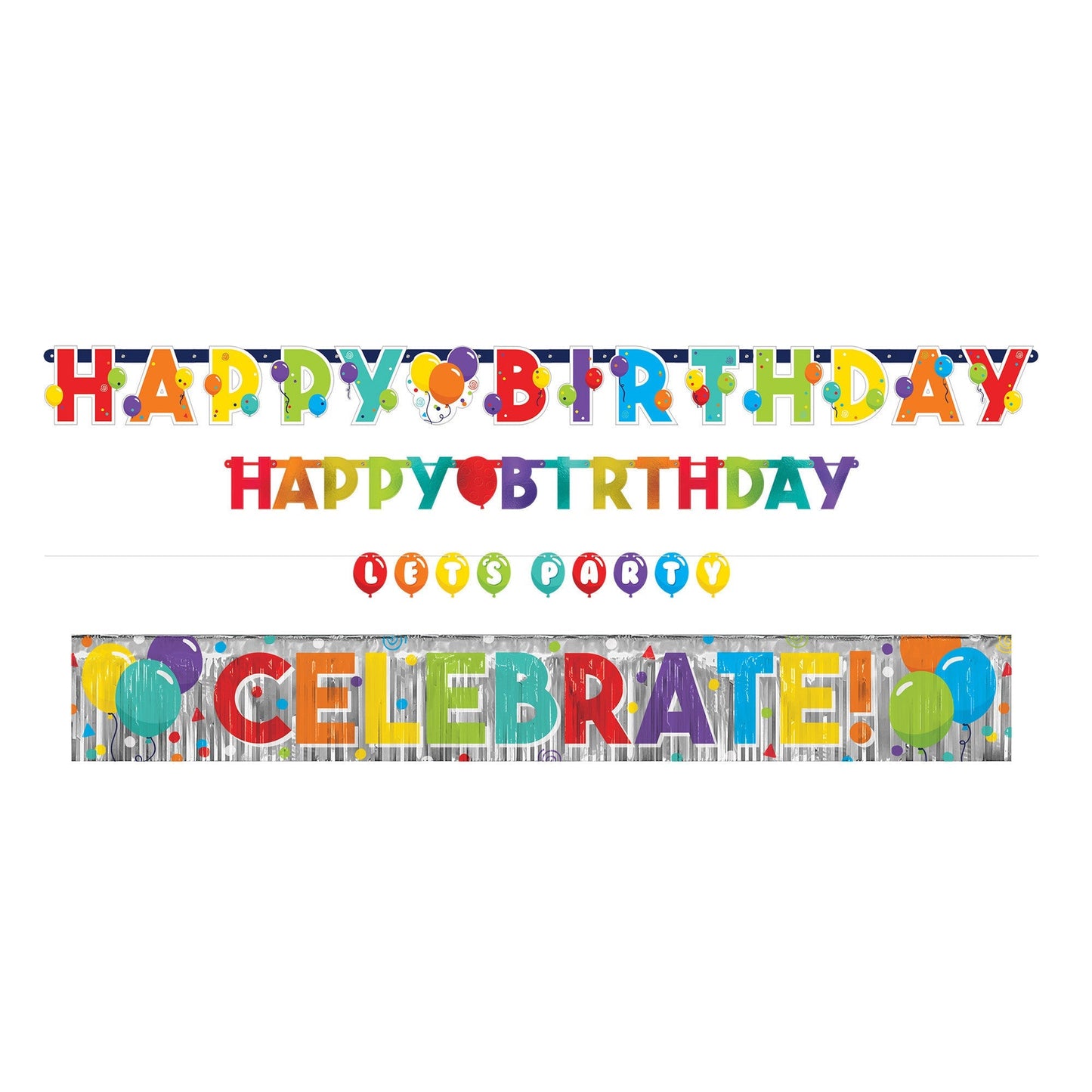 Bday Celebration 4 in 1 VP by Amscan from Instaballoons