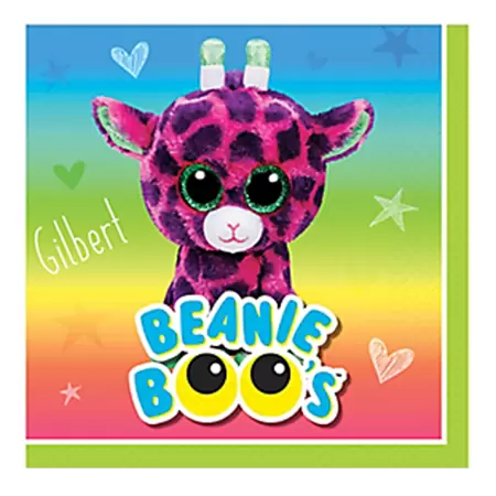 Beanie Boos Beverage Napkins by Amscan from Instaballoons
