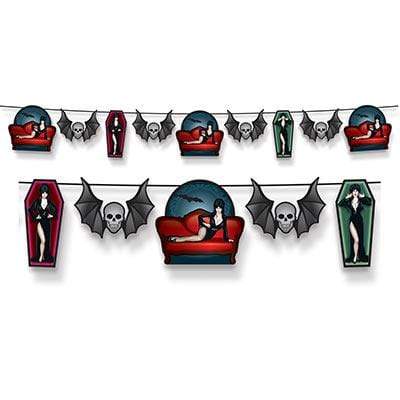 Beistle Party Supplies Elvira Queen of Halloween Banner