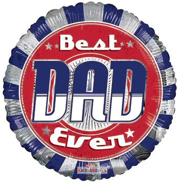 Best Dad Ever Vintage 18″ Foil Balloon by Convergram from Instaballoons