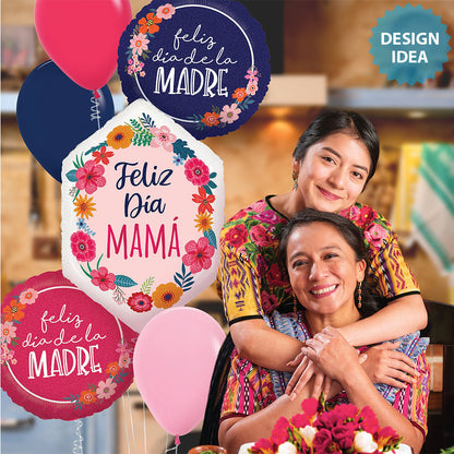 Feliz Día De La Madre Floral 18″ Balloon