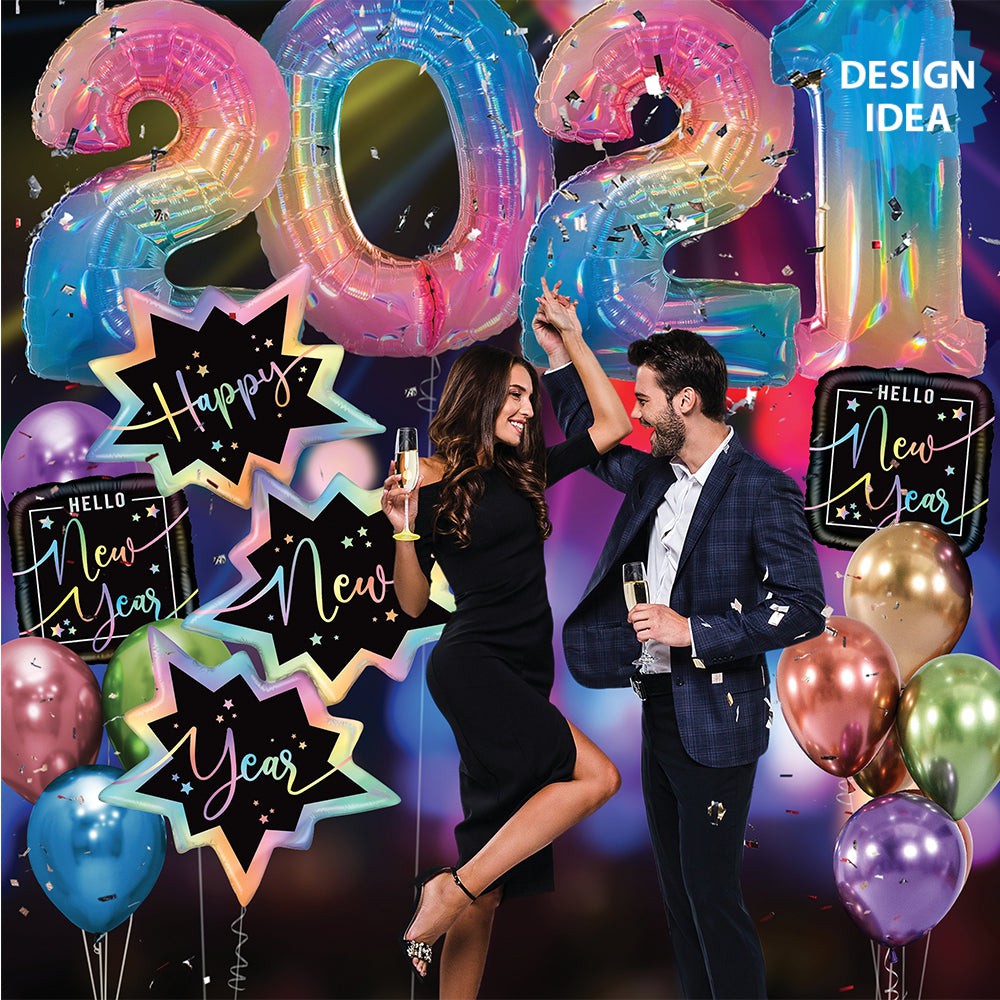 Opal Hello New Year 18″ Balloon