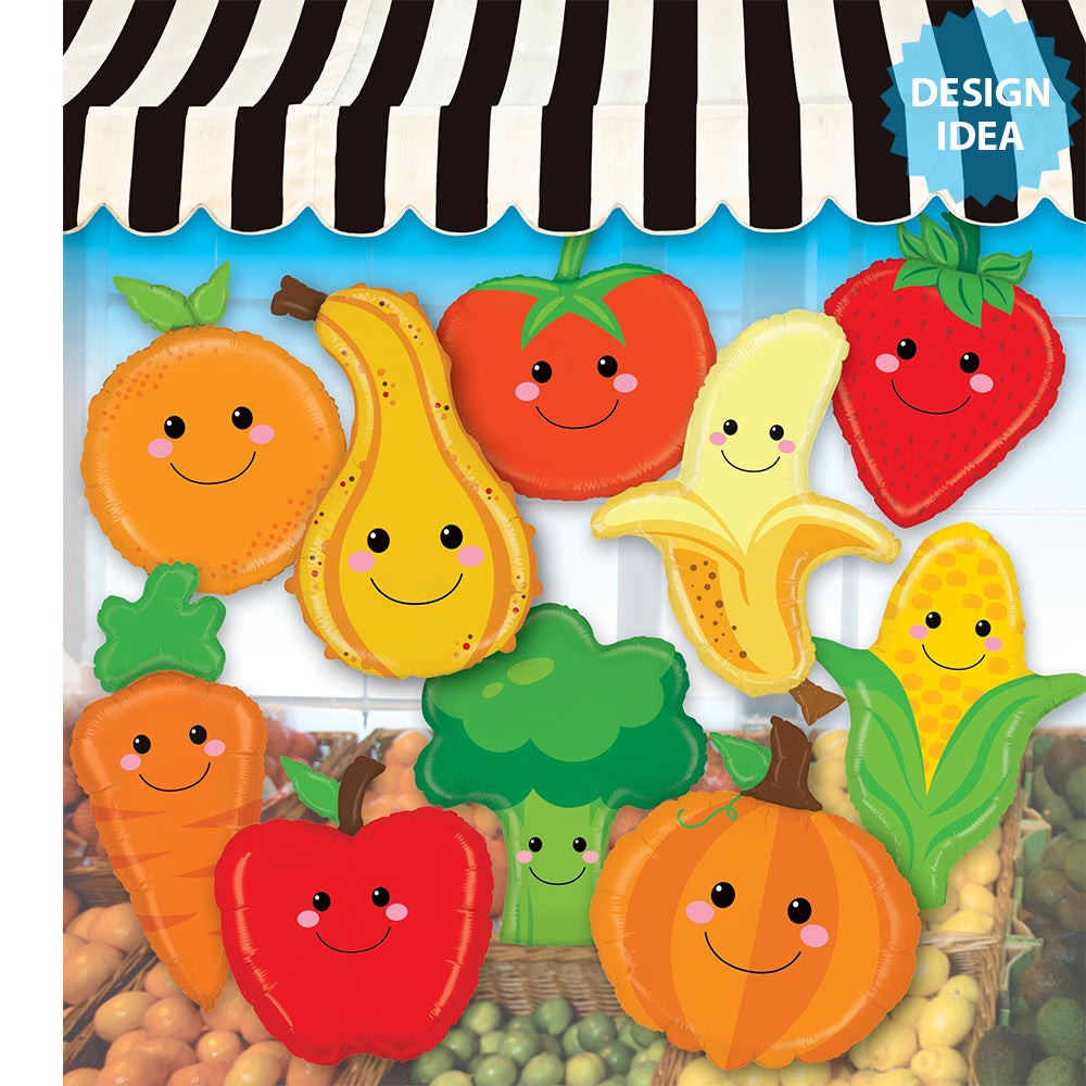 Produce Pals Pumpkin 29″ Balloon