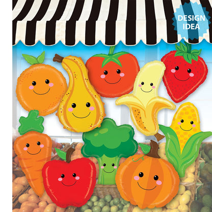 Produce Pals Pumpkin 29″ Balloon
