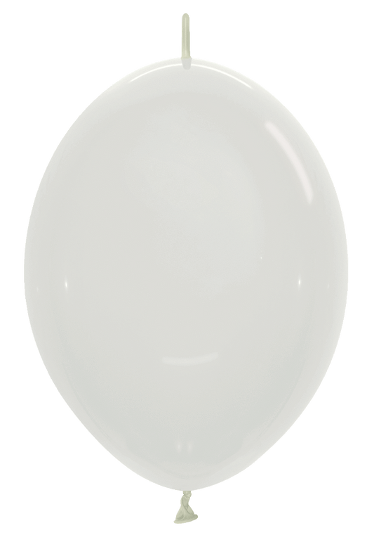 Betallic Latex Crystal Clear 6″ Link-O-Loon Balloons (50 count)