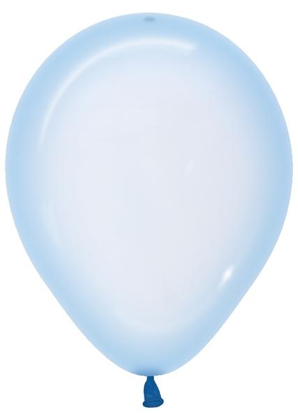 Betallic Latex Crystal Pastel Blue 11″ Latex Balloons (100)