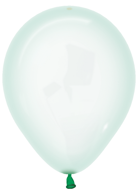 Betallic Latex Crystal Pastel Green 5″ Latex Balloons (100 count)