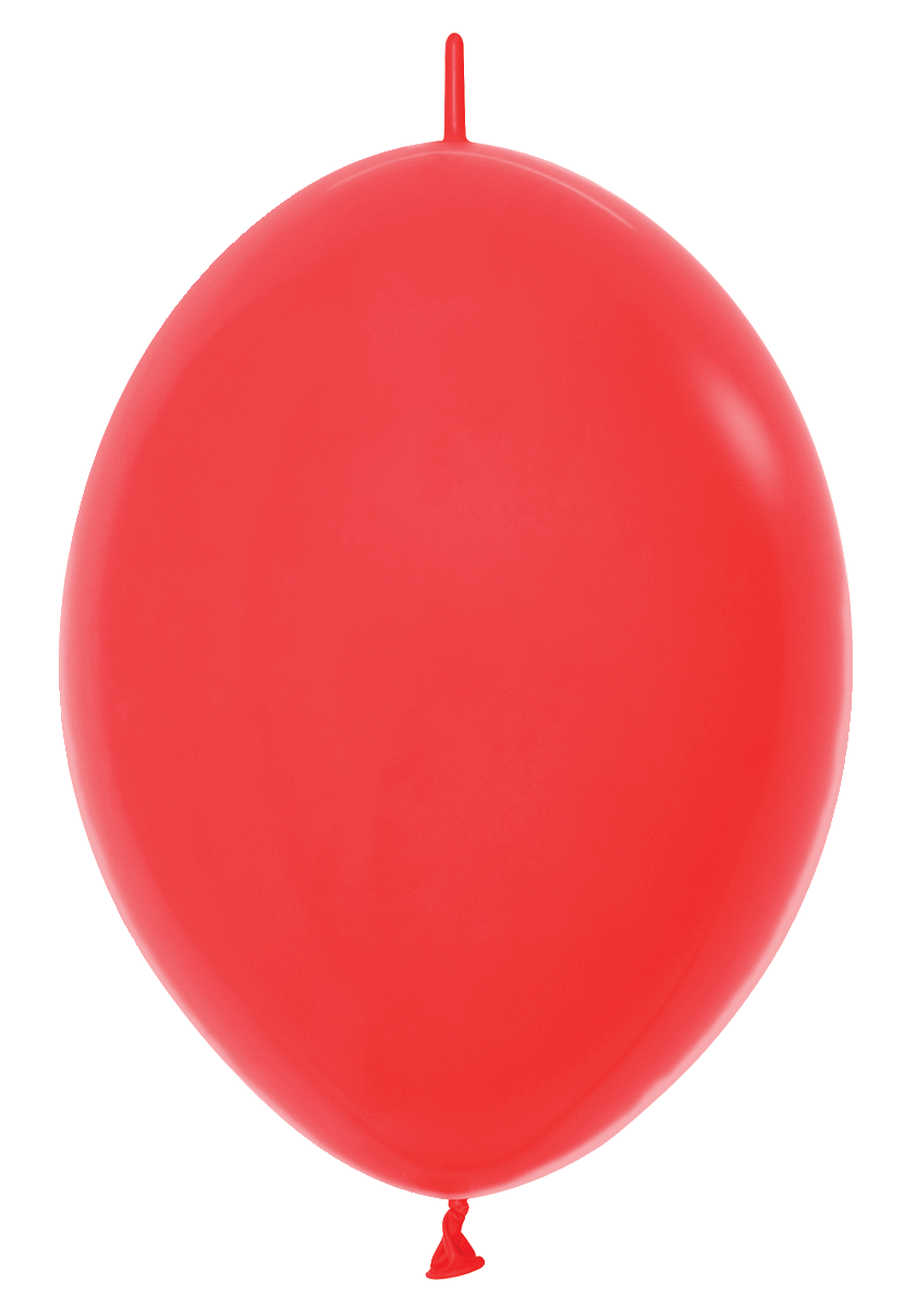 Betallic Latex Fashion Red 6″ Link-O-Loon Balloons (50 count)