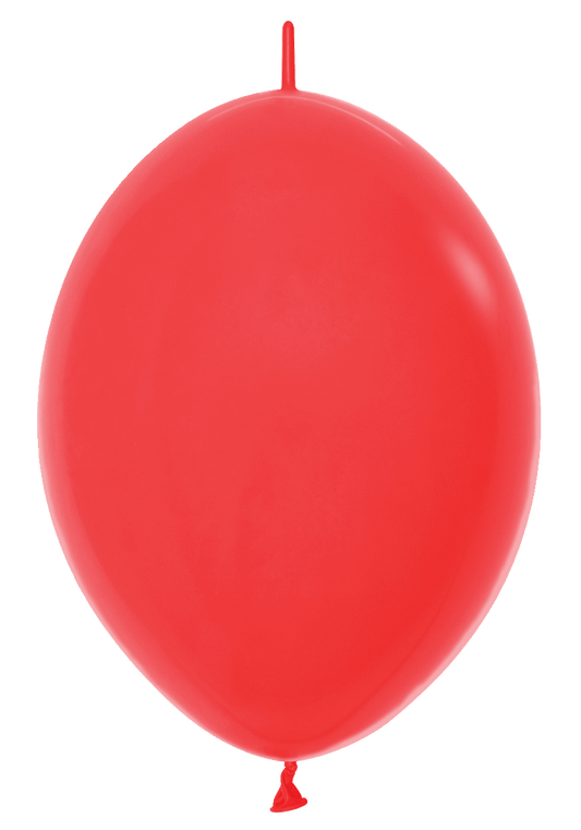 Betallic Latex Fashion Red 6″ Link-O-Loon Balloons (50 count)