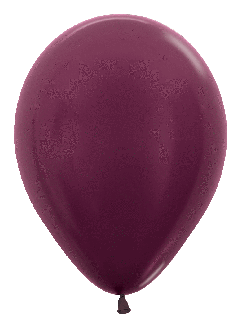 Betallic Latex Metallic Burgundy 11″ Latex Balloons (100 count)
