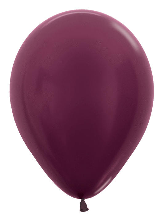 Betallic Latex Metallic Burgundy 11″ Latex Balloons (100 count)