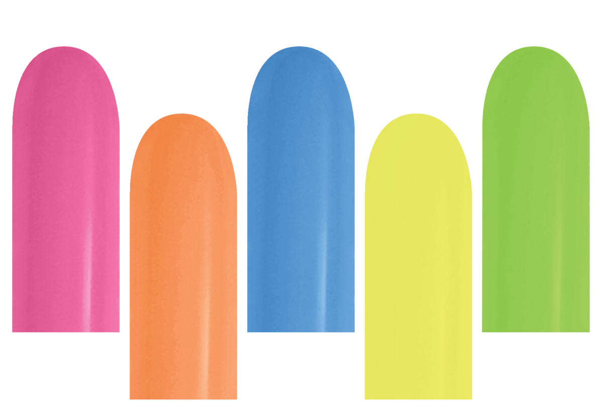 Betallic Latex Neon Assortment 260B Latex Balloons (100 count)