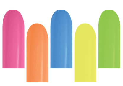 Betallic Latex Neon Assortment 260B Latex Balloons (100 count)