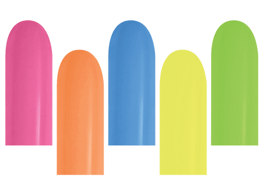 Betallic Latex Neon Assortment 260B Latex Balloons (100 count)