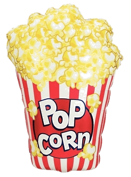 Betallic Mylar & Foil 38" Popcorn Balloon