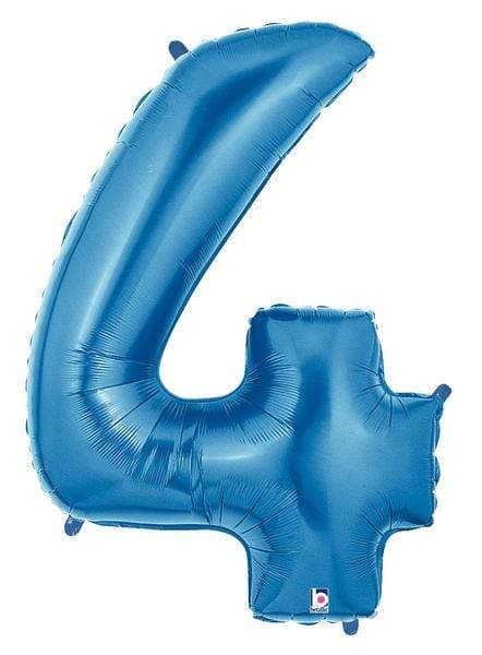 Betallic Mylar & Foil 4 40" Giant Blue Numbers