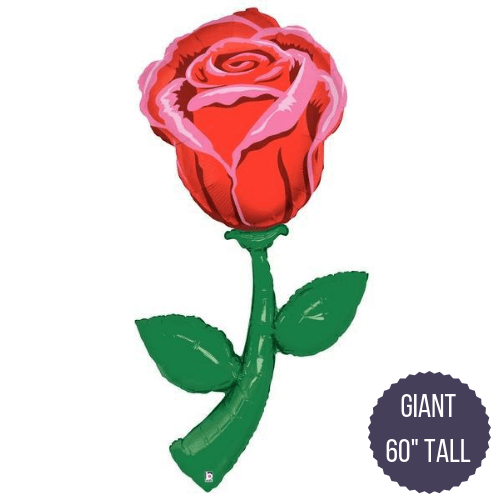 Betallic Mylar & Foil 60" Giant Rose Balloon