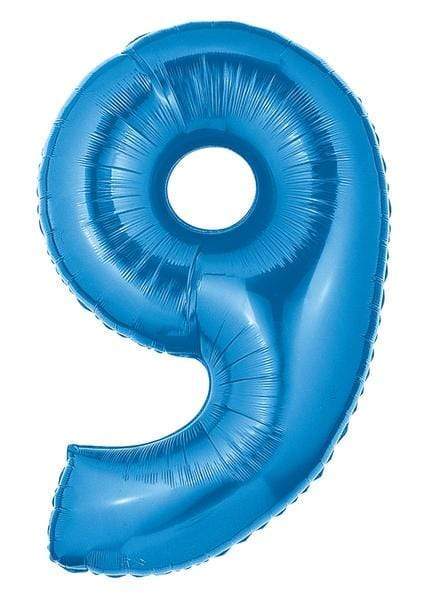 Betallic Mylar & Foil 9 40" Giant Blue Numbers