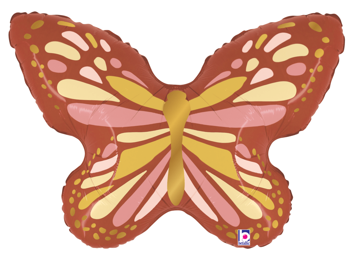 Betallic Mylar & Foil Boho Butterfly 29″ Balloon