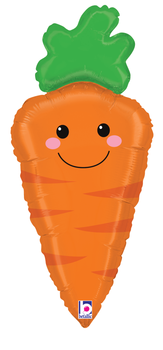 Betallic Mylar & Foil Produce Pal Carrot 31″ Balloon
