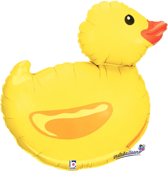 Betallic Mylar & Foil Rubber Duck Balloon 29"