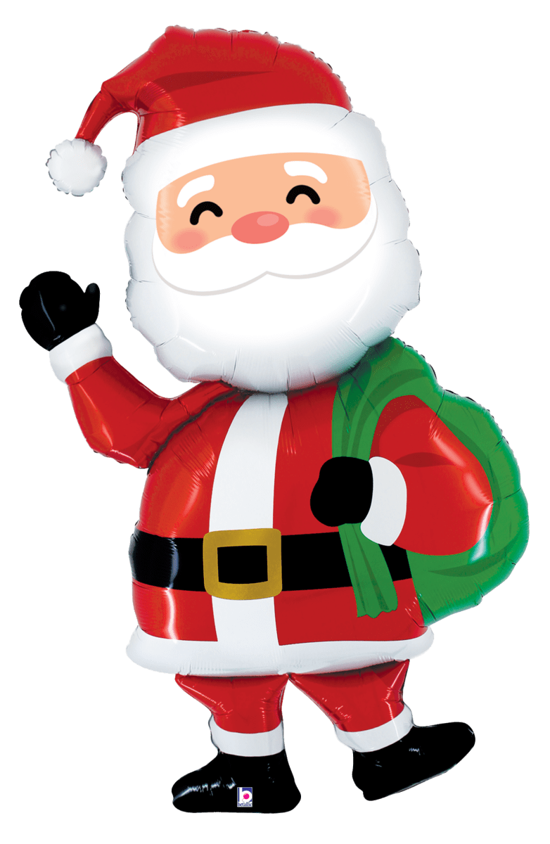 Betallic Mylar & Foil Santa Claus Special Delivery 60″ Balloon