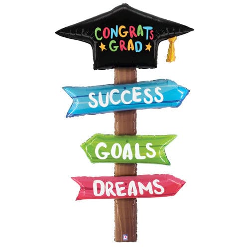 Betallic Mylar & Foil Special Delivery Grad Signs 60″ Balloon