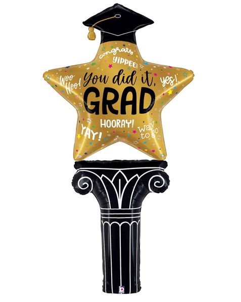 Betallic Mylar & Foil Star Column 60″ Balloon