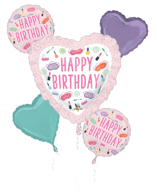 Birthday Spa Party Foil Balloon by Anagram from Instaballoons