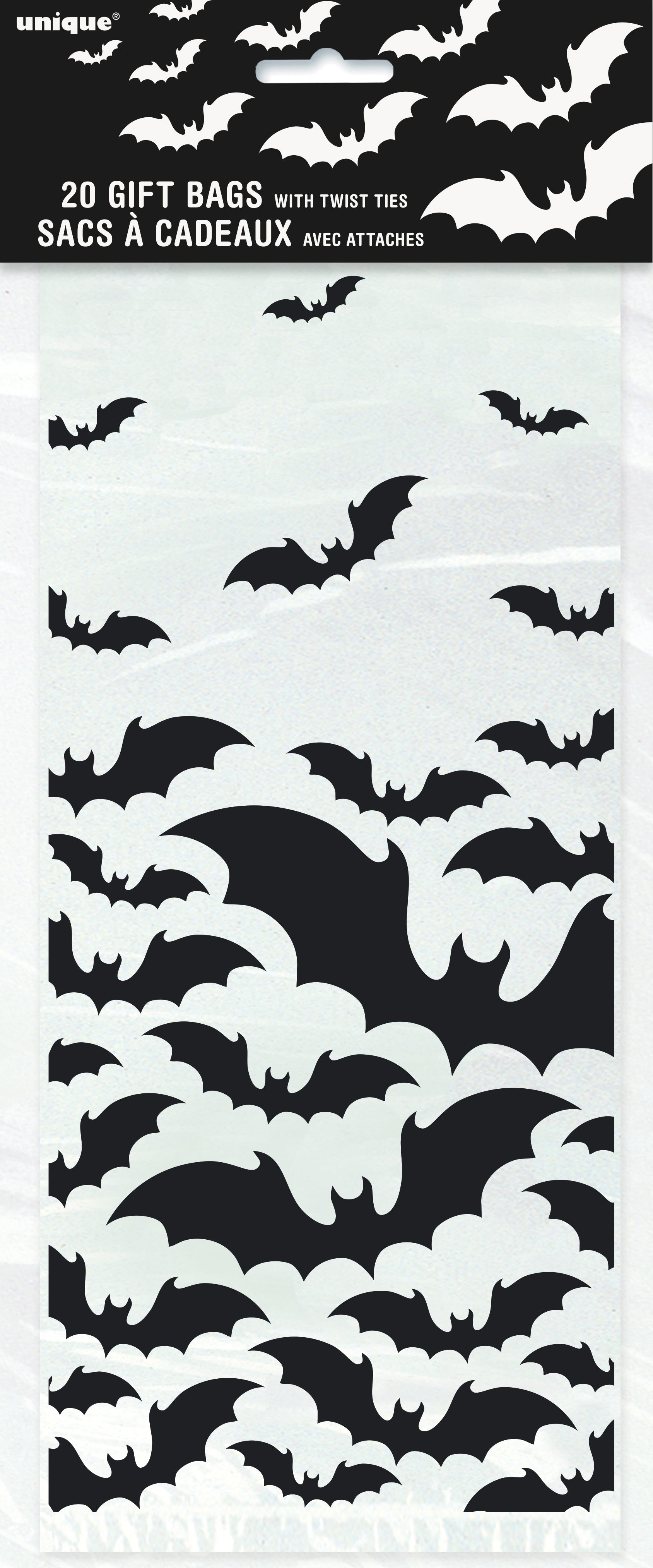 Black Bats Cello Bags by Unique from Instaballoons
