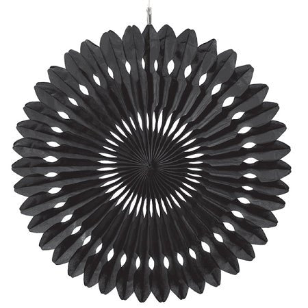 Black Hanging Fan Decoration 1ct - Amscan