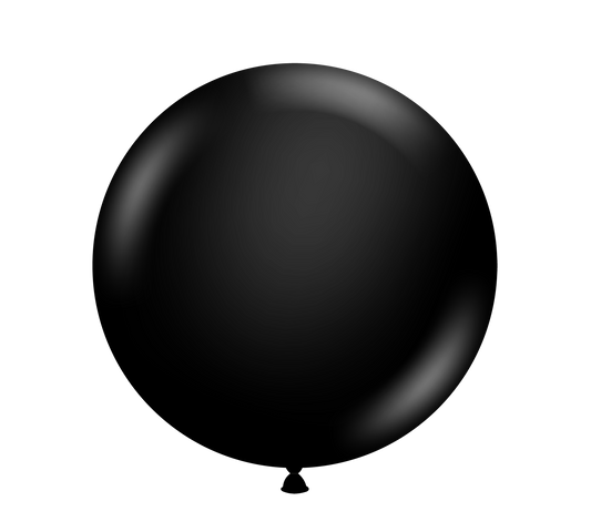 Black 17″ Latex Balloons (72 count)