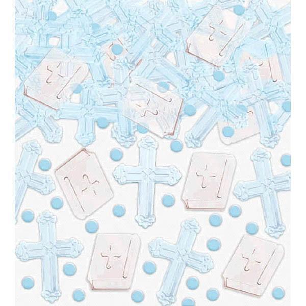 Confetti - Blue Cross (2.5oz) - Amscan