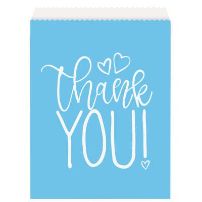 Goodie Bags - Blue Hearts Baby Shower (8ct) - Unique