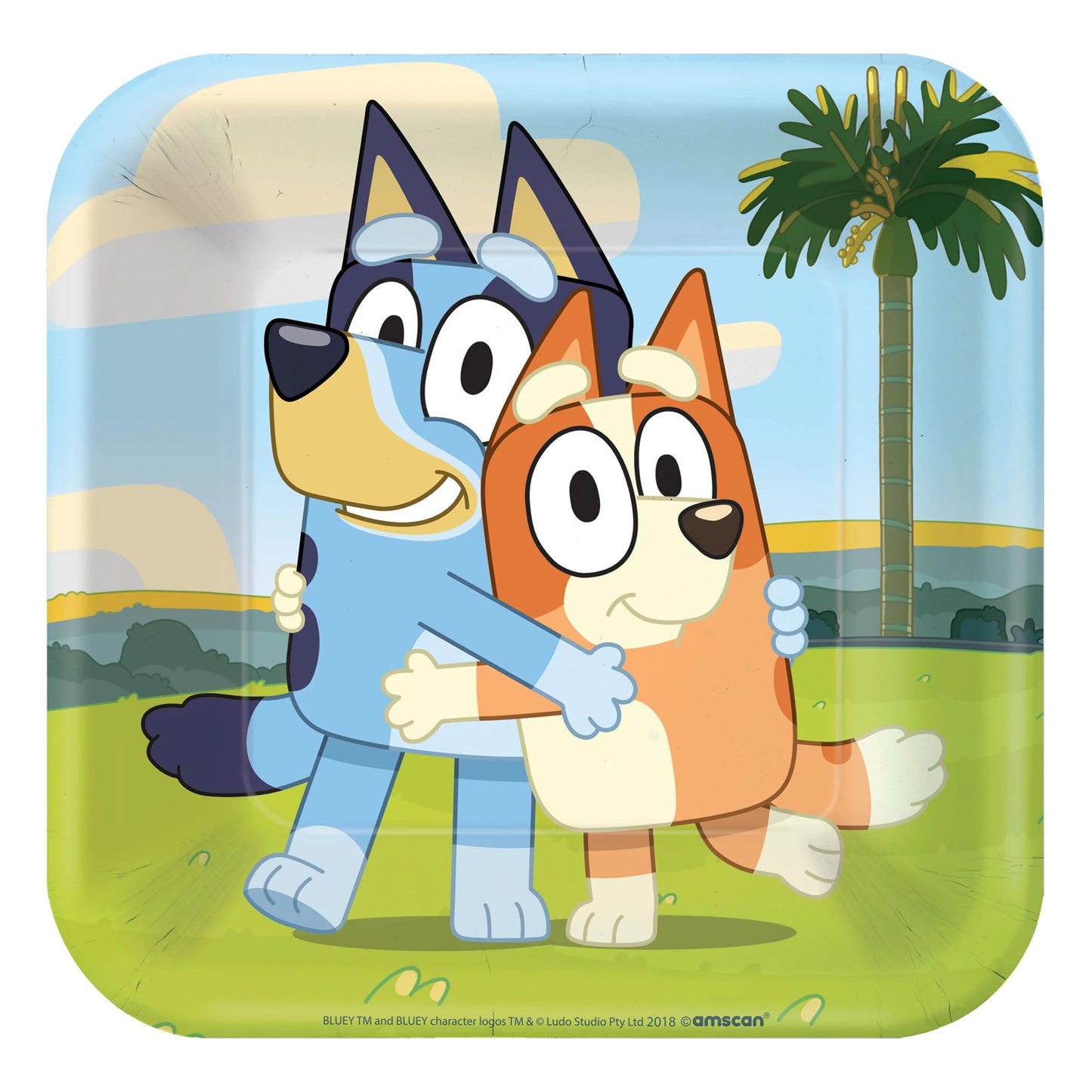 7" Paper Plates - Bluey (8ct) - Amscan