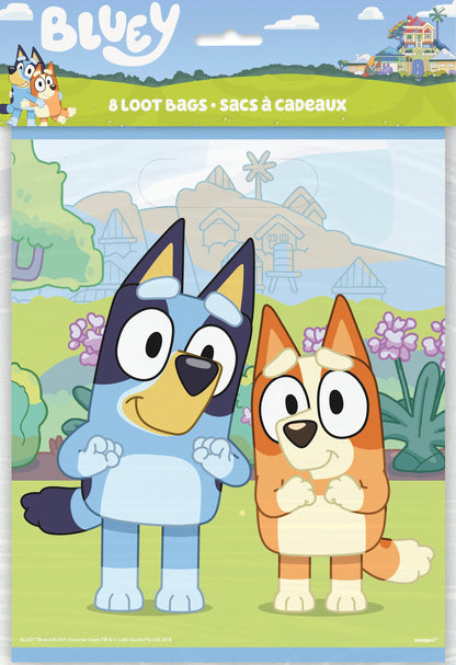 Bluey Loot Favor Bags by Unique from Instaballoons