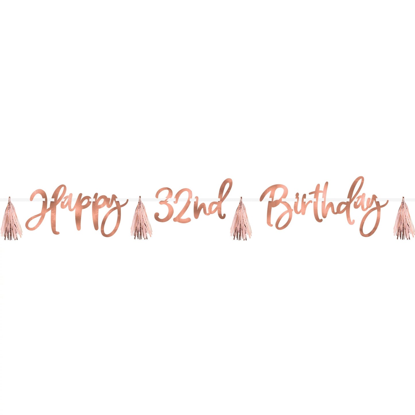 Blush Bday Banner Kit by Amscan from Instaballoons