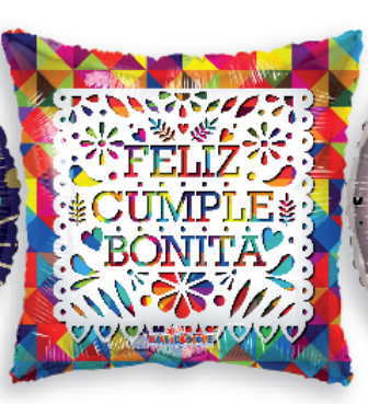 Bonita Feliz Cumple 18″ Foil Balloon by Convergram from Instaballoons