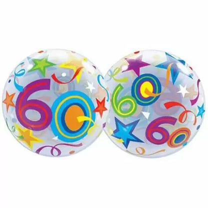 Brillant Stars 60 22″ Bubble Balloon Balloon by Qualatex from Instaballoons